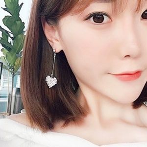 3 for $18, Dangle Crystal heart shape earring